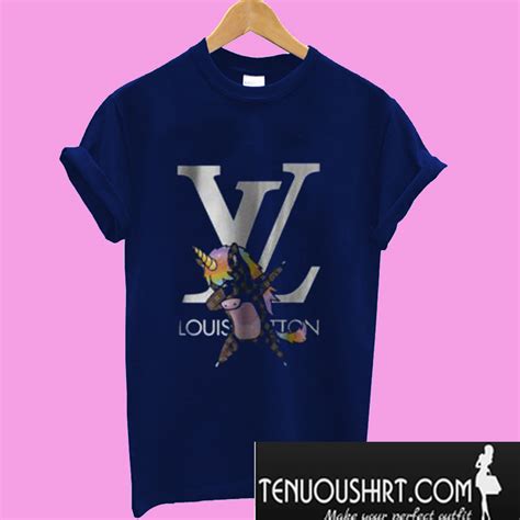 t shirt louis vuitton unicorno|Embroidered Signature Cotton T.